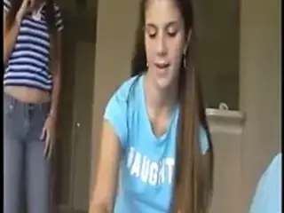 Naughty Teens Double Team A Prick