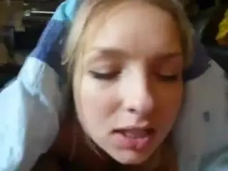 amateur cocksucker swallows