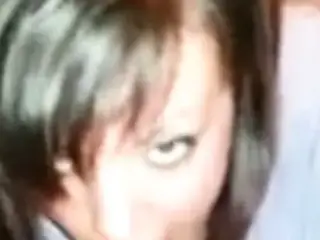 Amateur girlfriend gets a cumshot all over herself