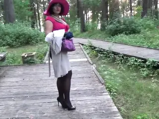 high heels walk
