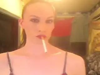 slick sexy smoking bitch