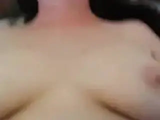 Chubby wife masturbate and fuck with husband