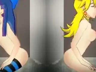 SDT Double Gloryhole- Panty and Stocking
