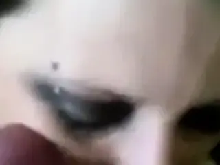 Slut goth facial