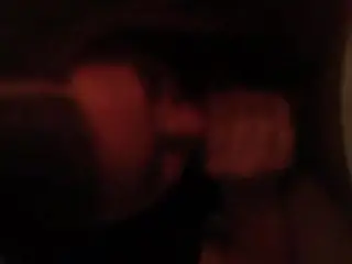Girlfriend swallows while sucking