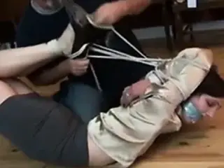very tight back breaking bondage