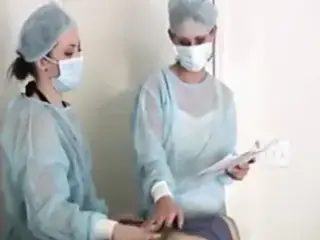 Two Nurses Tag-Team A Dick