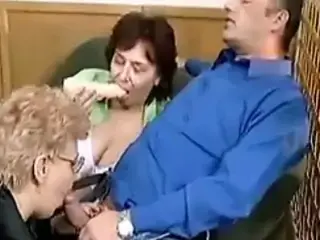 Hot granny threesome