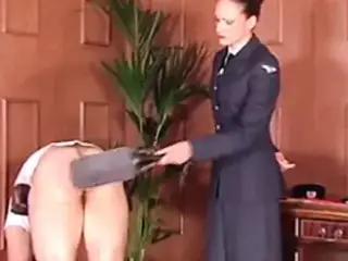 Posh Army Sargaent puts trainee though his paces