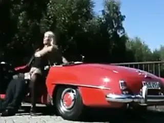 German Wife goes for a test drive