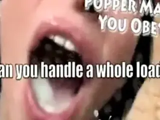 training, thirsty cum slut?