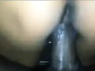 Big black booty rides big black cock