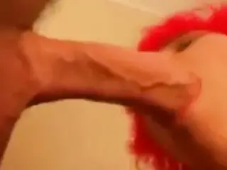 Redhead gets nice facial