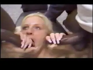 emilia sucks 2 black cocks