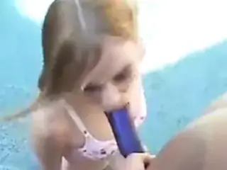 Girl pounded by strapon