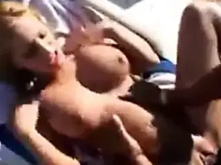 Shyla and Cuba Cock Outdoor