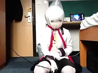 Kigurumi Breathplay with Vibrator