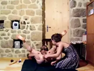 FemDom! Amateur! She plays fists his ass!
