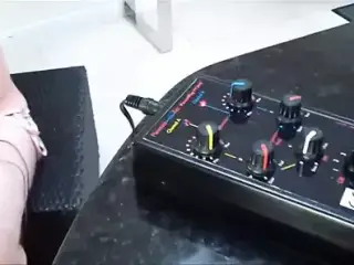 gimp is punished by 2 mistress