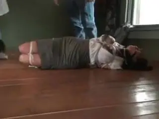 two women hogtied