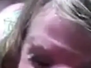 British slut gets fuck and facial