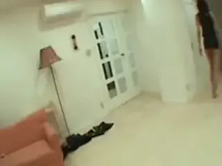 Asian Dominatrix and her sub