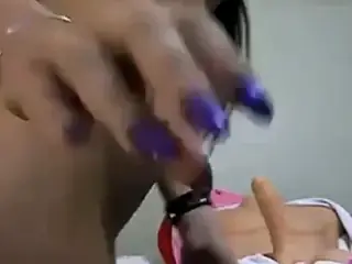 Hottie Rides Her Dildo