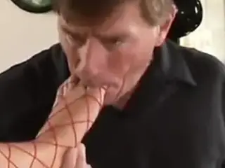 Sexy foot with food domination