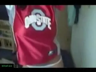 Ohio State Fan Webcam Girl