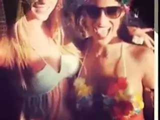 Girls hippie and hairy