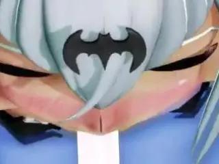 Alice sucking on a popsicle?