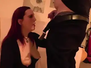 Blowbang: 10 cocks for the cumslut