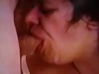 Lucky Lucy Linda BBW sucking cock