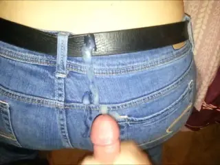 Cum on Blue American Eagle jeans