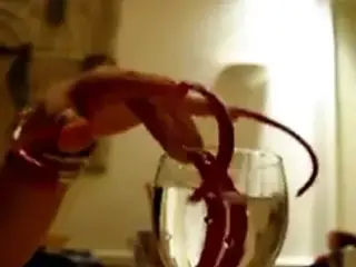 Long Red Nails
