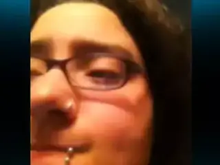 Metal Chick on Cam Huge Boobs