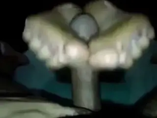 Footjob instruction