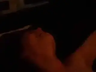 Bound Girlfriend having orgasm