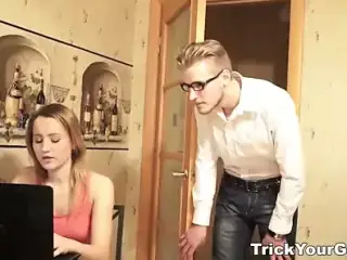 Trick Your GF - Farwell surprise fuck