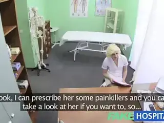 FakeHospital Naughty nurse heals patient with her tongue