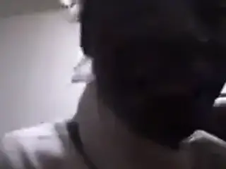 crusty crackhead sucking in the hallway