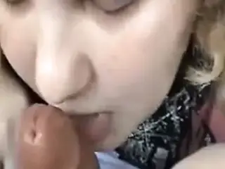 A wife blow & titjob