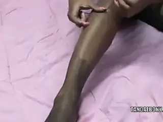 Ebony college girl Mercy Starr is playing with her twat