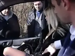 Dogging - bella teasing a strangers