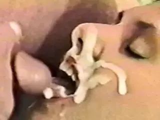 thick load on her face