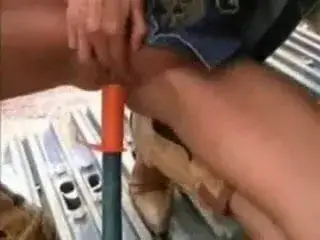 Having Fun with a Wheel Barrow by snahbrandy