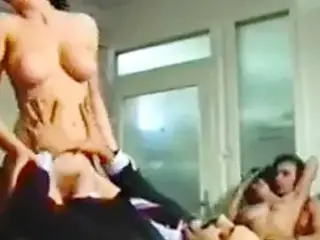 Vintage Bureaucratic Groupsex Orgy