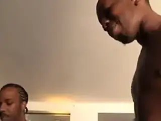 Old slut creampied by 3 young blacks