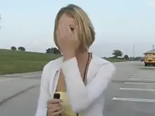 Cute Blonde Soccer Mom