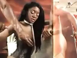 Jenna Brooks in black gangbang